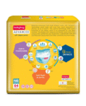 Babyhug Advanced Pant Style Diapers New Born (NB) Size - 64 Pieces, Honeycomb Technology, Cottony Soft Diaper with 3D Leak Guard, Latex & Alcohol Free, Anti-rash & Gentle