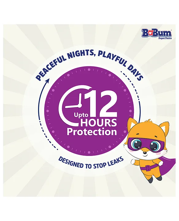 Babum Super Pants Premium Diaper Large - 34 Pieces