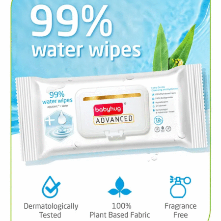 99% Pure Water Unscented Baby Wipes