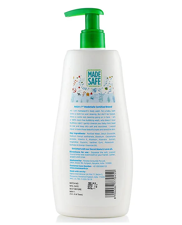Mama earth Baby mama earth Deeply Nourishing Body Wash For Babies - 400 ml
