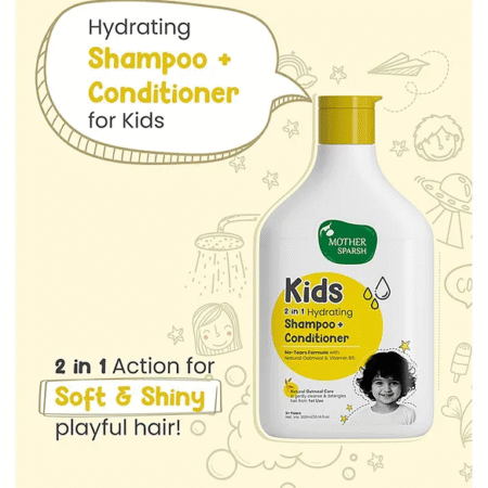 Hydrating Shampoo Conditioner for Kids