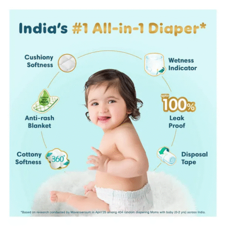 Care Pants, Medium size baby diapers