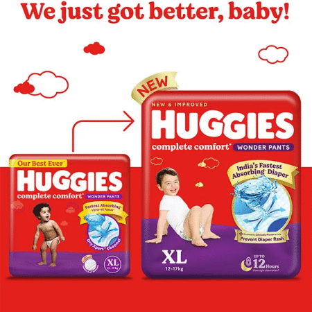 Pants, India's Fastest Absorbing Diaper | XL Size,