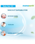 Mama earth Baby Mama Earth Nourishing Baby Hair Oil White - 200 ml