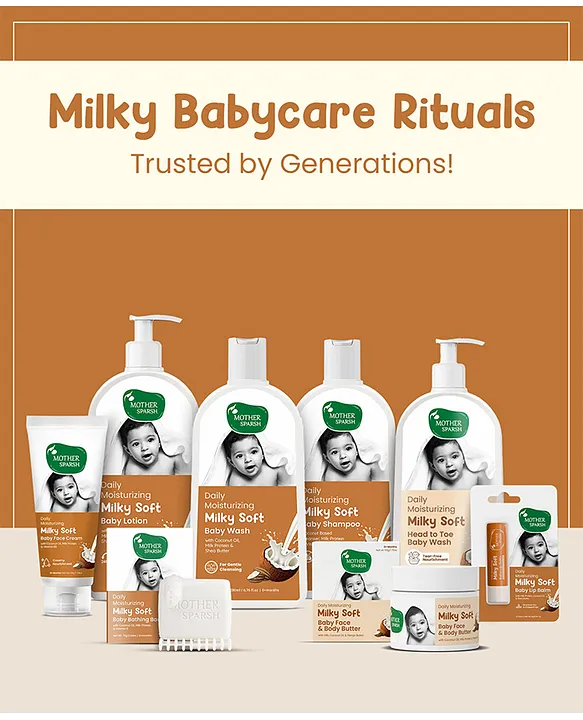 Mother Sparsh Baby Mother Sparsh Daily Moisturizing Milky Soft Lip Balm - 4 g