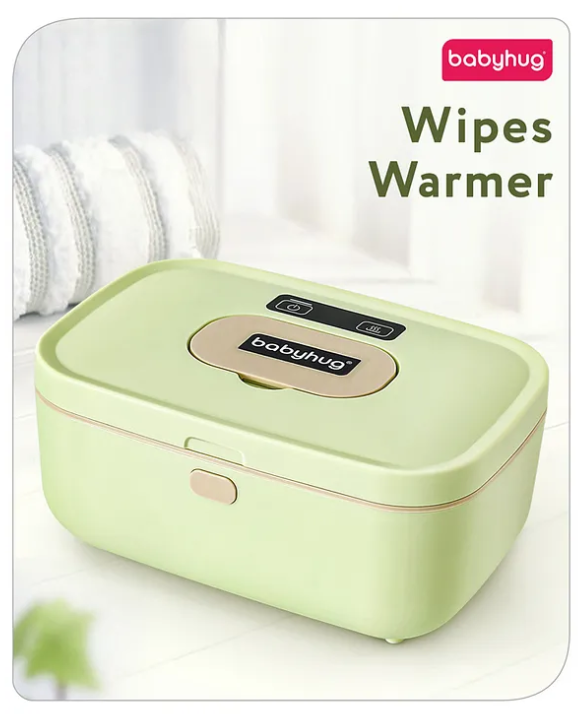 Baby hug Baby Wipes Warmer with LED Display - Green