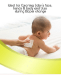 Babyhug Premium 98% Water Baby Wet Wipes with Moisturizing Aloe Vera With Lid - 80 Pieces