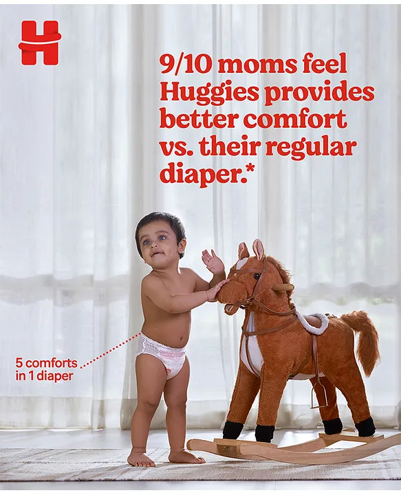 Huggies Complete Comfort Wonder Pants Triple Extra Large XXXL Baby Diaper Pants with 5 in 1 Comfort - 24 Pieces