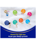 MamyPoko Pants Extra Absorb Baby Diapers, Large (L size) | 9-14 kg | 128 Count |Deep Sleep Diapers| Soft gentle fit |Deep Absorbent Crisscross | skin friendly with coconut oil |