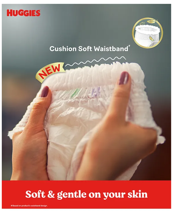 Huggies Complete Comfort Wonder Pants, India's Fastest Absorbing Diaper | L Size, 192 Diapers