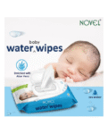 BABIO Babic 99% Pure Water (Unscented) Baby Wipes 80 Sheets pack of 3 with LID