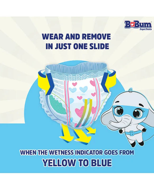 Babum Super Pants Premium Diaper Double Extra Large Size - 48 Pieces