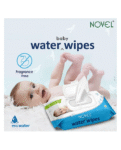 BABIO Babic 99% Pure Water (Unscented) Baby Wipes 80 Sheets pack of 3 with LID