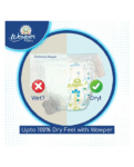 Wowper Fresh Baby Diaper Pants By DOMS | Wetness Indicator | Up to 12 Hrs. Absorption | 7-12 Kg | M  (72 Pieces)