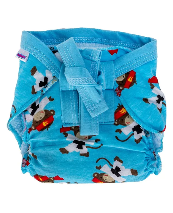 Adore Insta Dry Baby Cloth Tie Knot Langot/ Nappies - 9-12 Months-Holds up to 2* Pees