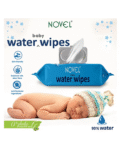 BABIO Babic 99% Pure Water (Unscented) Baby Wipes 80 Sheets pack of 3 with LID