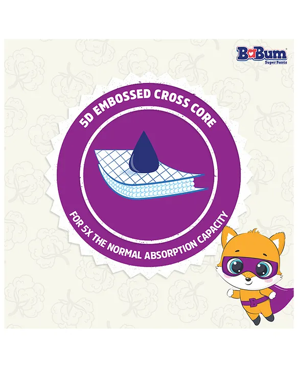 Babum Super Pants Premium Diaper Large - 34 Pieces