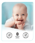 Babyhug Advanced 99% Pure Water Unscented Baby Wipes Pack of 2 - 72 Pieces Each