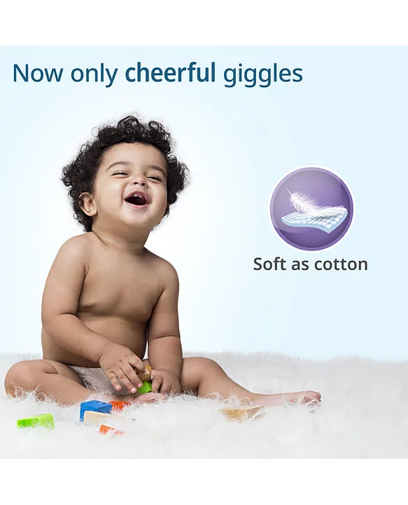 Luv Lap LuvLap Baby Diaper Pants, Medium (M), 72 Count, Aloe Vera Lotion, 12hr Protection, White