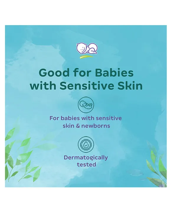 Himalaya Babycare Nature Touch Water Unscented Baby Wipes Pack of 2 - 72 pieces each