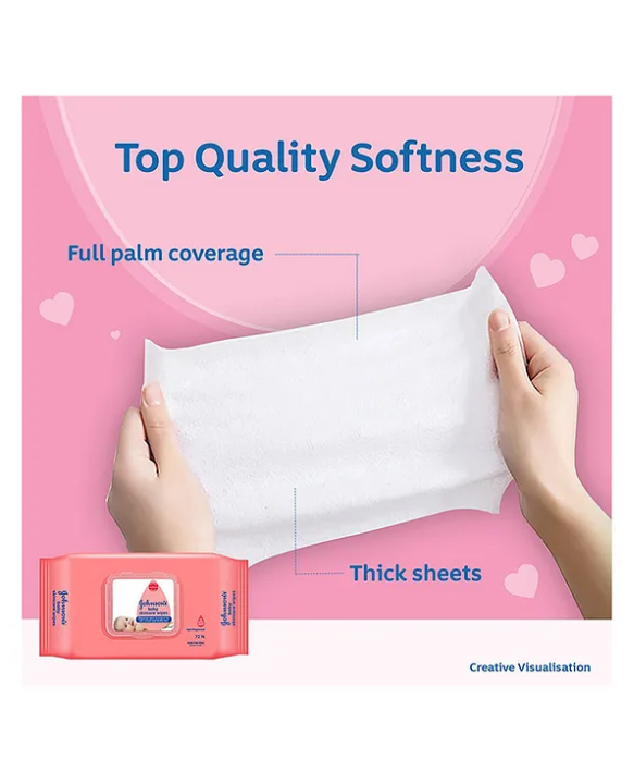 Johnson's baby Johnson's Baby Skincare Wipes Pack of 2 - 144 Pieces