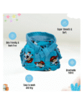 Adore Insta Dry Baby Cloth Tie Knot Langot/ Nappies - 9-12 Months-Holds up to 2* Pees