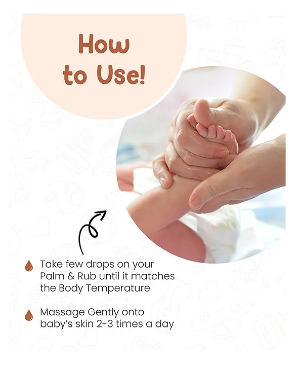 Mother Sparsh Baby Nourishing Baby Massage Oil - 200 ml