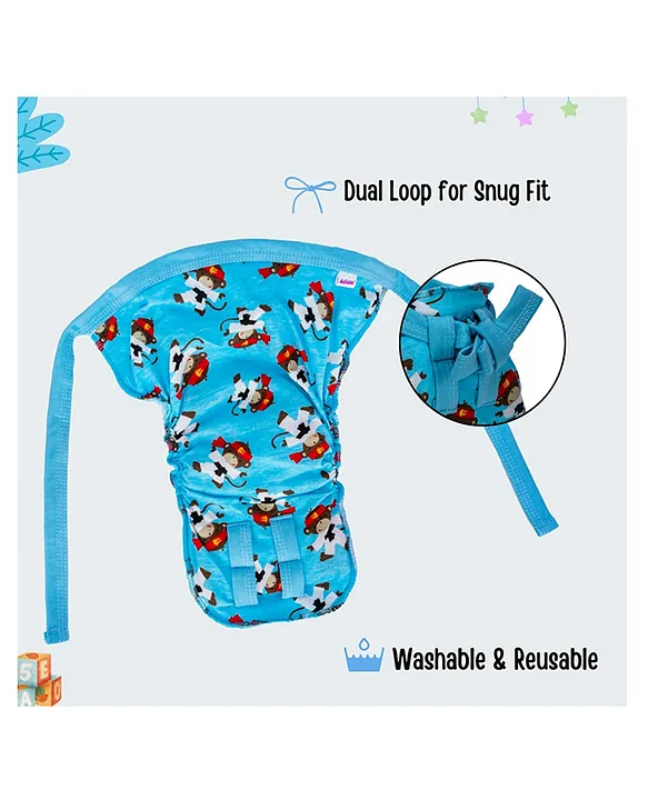 Adore Insta Dry Baby Cloth Tie Knot Langot/ Nappies - 9-12 Months-Holds up to 2* Pees