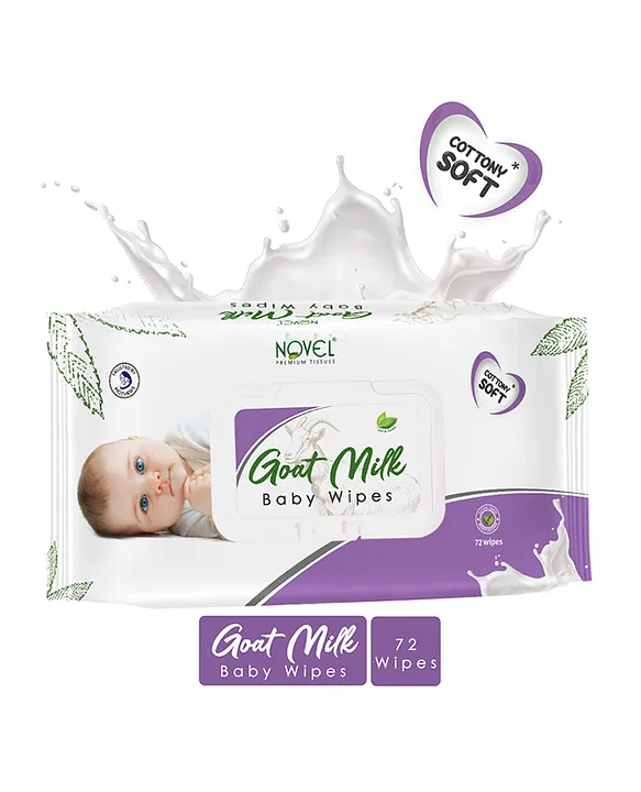 BABIO Babio Goat Milk Baby Wipes 72's Sheet Pack Of 3