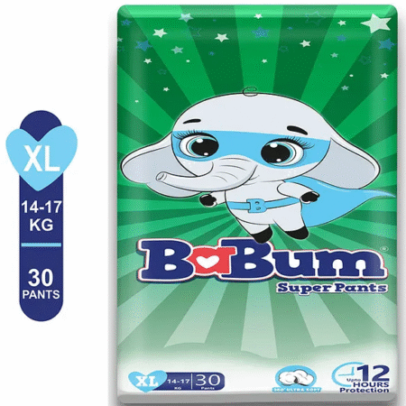 Babum Super Pants Premium Diaper Extra Large - 30 Pieces