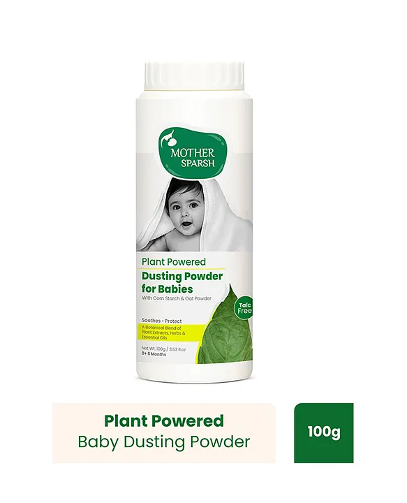 Mother Sparsh Baby Talc-Free Natural Dusting Powder for Babies - 100 gm