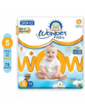 Wowper Fresh Baby Diaper Pants By DOMS | Wetness Indicator |Upto 12 Hrs Absorption | 4-8 Kg | S  (78 Pieces)
