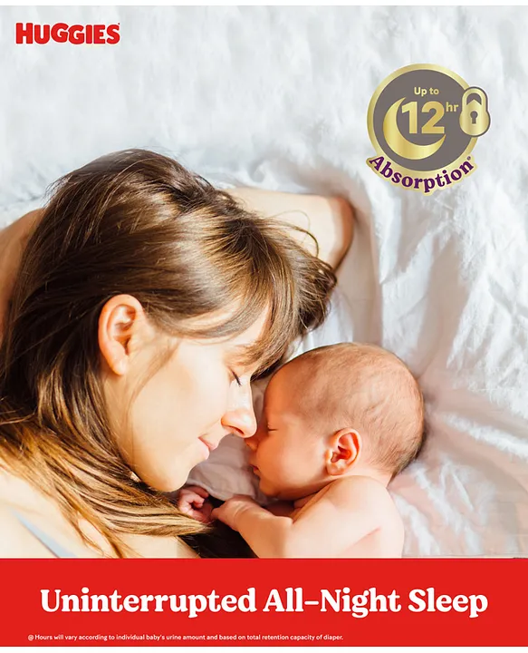 Huggies Complete Comfort Wonder Pants, India's Fastest Absorbing Diaper | S Size, 172 Diapers