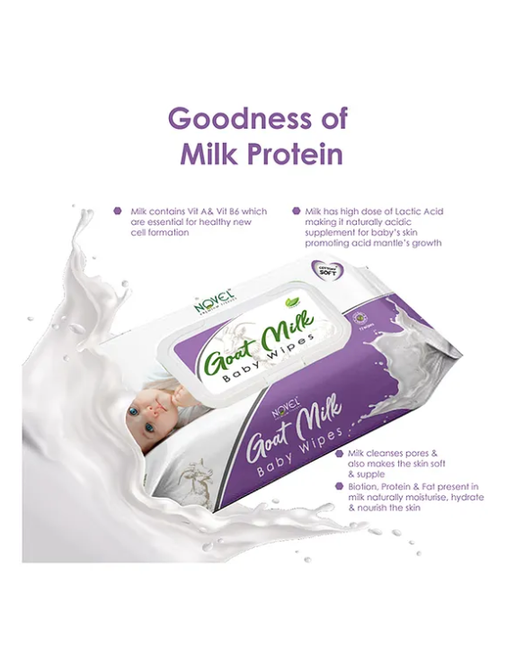 BABIO Babio Goat Milk Baby Wipes 72's Sheet Pack Of 3