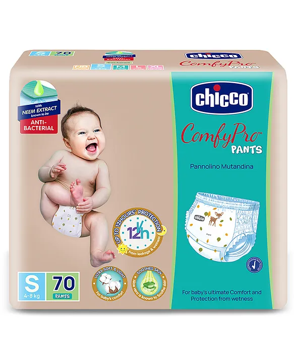 Chicco Diaper Chicco Compare Diaper Pants Small - 70 Pieces