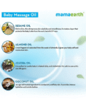 Mama earth Baby Mama Earth Soothing Baby Massage Oil White - 200 ml