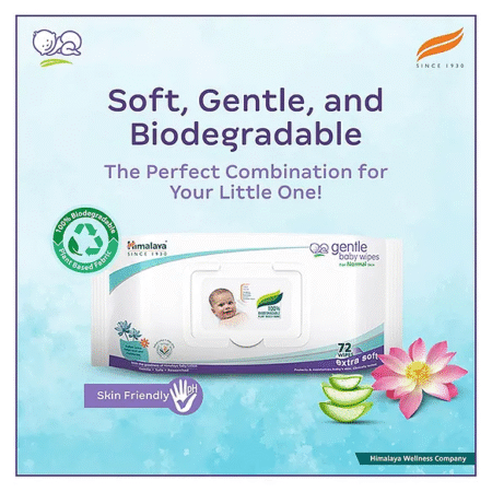Gentle Baby Wipes with Biodegradable